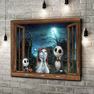 89Customized Family of nightmare 3D Wall Art personalized poster