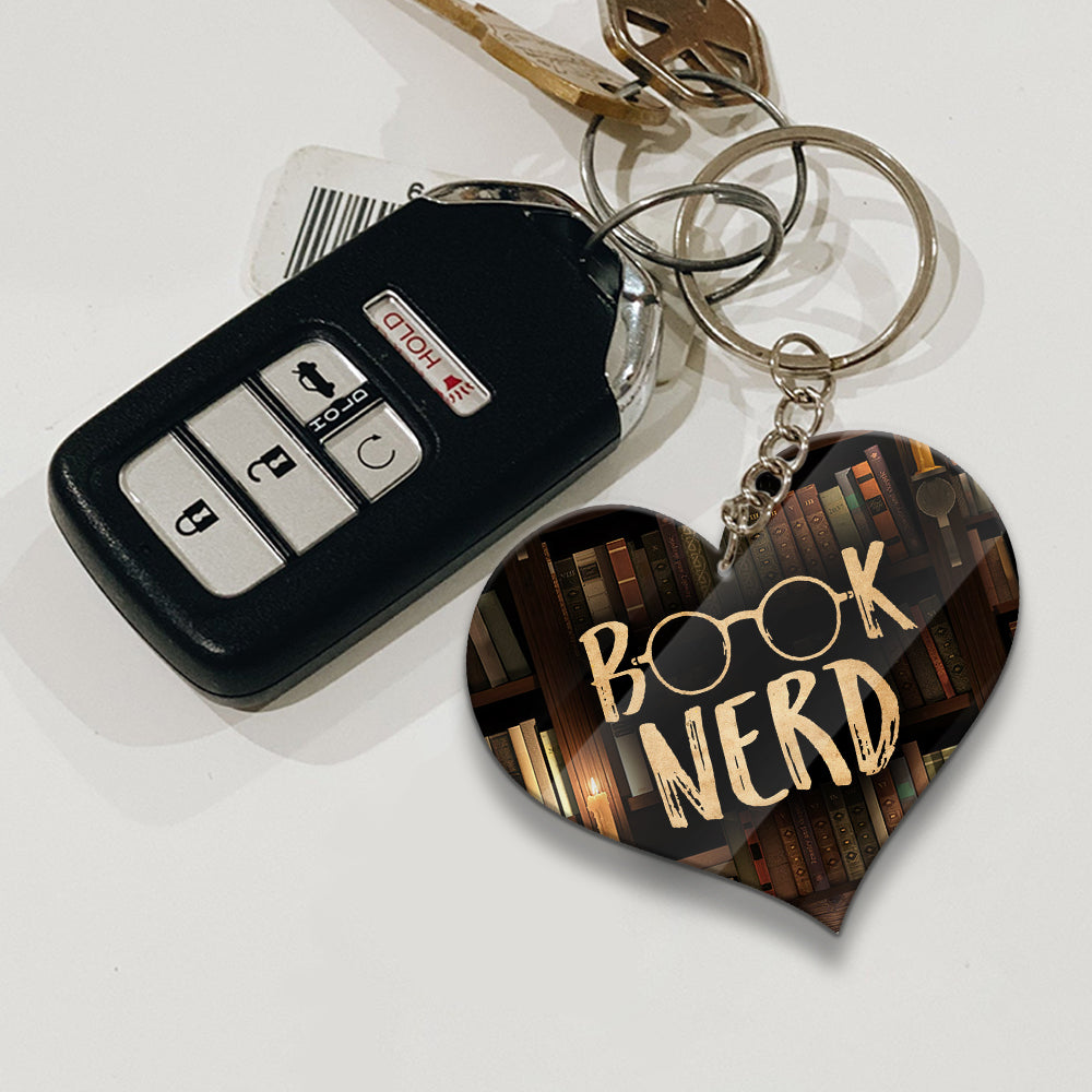 89Customized I Have No Shelf Control Book Lovers Personalized Keychain