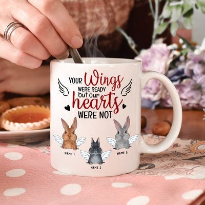 89Customized Forever in my heart Rabbit Lovers Personalized Mug