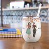 89Customized Colleagues like you are special and few Teacher Bestie Customized (No straw included) Wine Tumbler