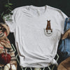 89Customized Peeking Horse Personalized 3D Pocket Shirt