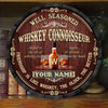 89Customized Whiskey Connoisseur Customized Wood Sign