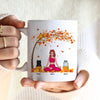 89Customized Fall In Love With Yoga and My Cats Mug
