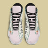 89Customized Life is better with a dog tropical pattern Customized White Air JD13 Shoes