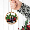 89Customized The Couple Who Jeeps Together Keeps Together Personalized Ornament