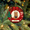 89Customized Christmas Horses Personalized One Sided Ornament