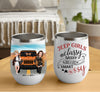 89Customized Jeep girls classy sassy and a bit smart @ssy Jeep bestie gift Customized Wine Tumbler