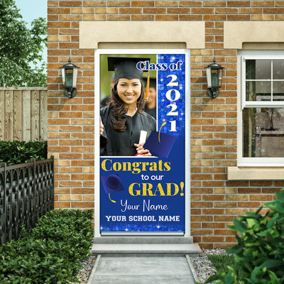 89Customized Personalized Door Cover Congrats Grad 2021