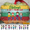 89Customized The Greatest Gift From God Is Friendship And I Have Received It Personalized One Sided Ornament
