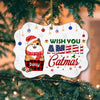 89Customized Wish You AMERI Catmas Personalized Ornament