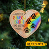 89Customized Wish the rainbow bridge had visiting hours angels pet personalized ornament