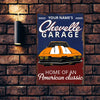 89Customized Chevelle Garage Home of an american classic Customized Printed Metal Sign