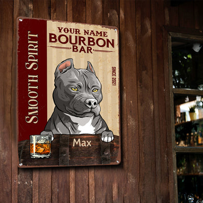 89Customized Bourbon bar 2 Customized Printed Metal Sign