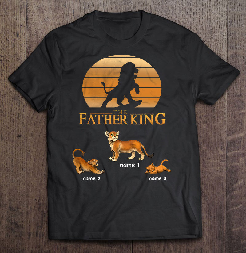 89Customized The Father King Lion Dad Lion Art Shirt