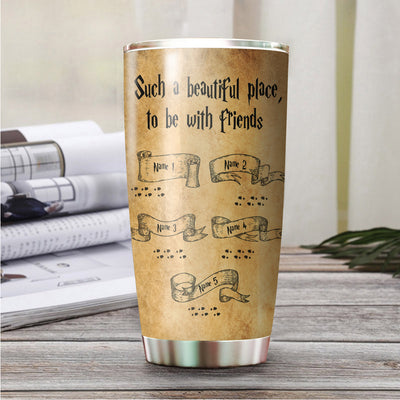 89Customized Such a beautiful place to be with friends Marauder's Map Tumbler