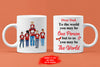 89Customized Dear Dad to one person you may be the world personalized mug