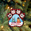 89Customized Meowy Christmas Cat Lovers Personalized Ornament