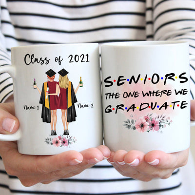 89Customized Personalized Mug 2 Best Friends Seniors Graduate 2021