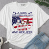 89Customized A Girl Her Hubby Her Dogs And Her Jeep Personalized Shirt