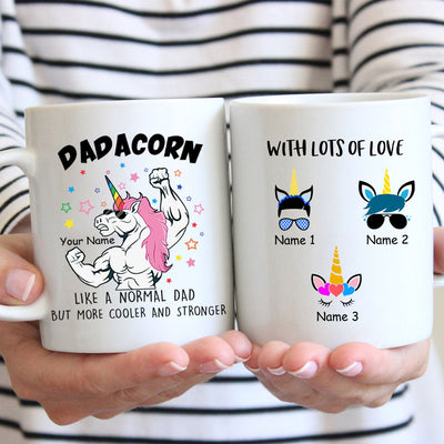 89Customized Personalized Mug Family Dadacorn But More Cooler Unicorn