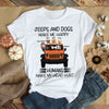 89Customized Jeeps And Dogs Make Me Happy Humans Make My Head Hurt Personalized Shirt