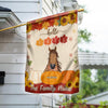 89Customized Horses Hello Fall Personalized Garden Flag