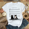 89Customized The sound of silence cat personalized shirt