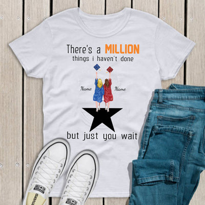 89Customized A million things i havent done best friends senior 2021 graduation personalized shirt