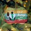 89Customized I'm Always With You Memorial Personalized One Sided Ornament