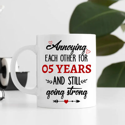 89Customized Annoying each other and still going strong personalized mug