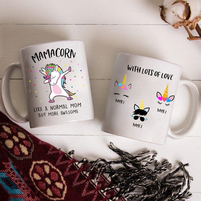 89Customized Personalized Mug Family Mamacorn More Awesome Unicorn