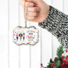 89Customized There Is No Greater Gifts Than Sisters Personalized One Sided Ornament