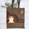 89Customized Cat Lovers Personalized Canvas Cloth Tote Bag