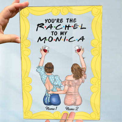 89Customized You're the Rachel to my Monica Friends Personalized Spotify Frame