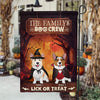 89Customized The Family Boo Crew Spooky Dogs Personalized Garden Flag