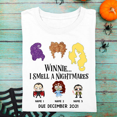 89Customized Winnie I smell a nightmare personalized shirt