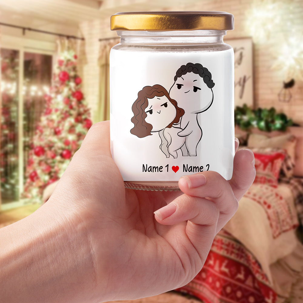 89Customized Couple Personalized Candle