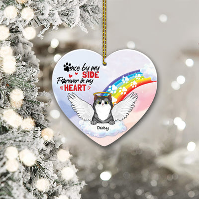 89Customized Once by my side. Forever in my heart - Personalized Ornament
