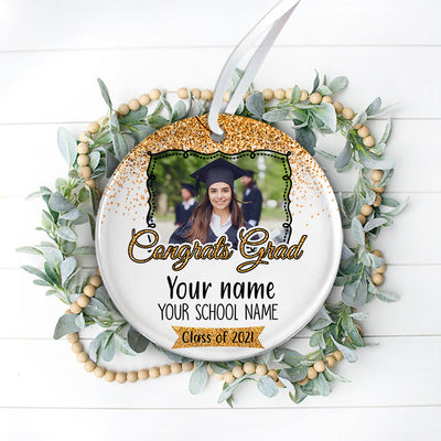 89Customized Personalized Ornament Congrats Grad 2021
