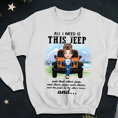 89Customized All I want is this jeep and that other jeep Personalized Shirt