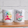 89Customized Life is better with yoga and cats mug