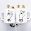 89Customized Ring finger couple personalized mug