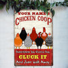 89Customized Chicken Coop Sometimes You Just Gotta Say Cluck It And Walk Away Personalized Metal Sign