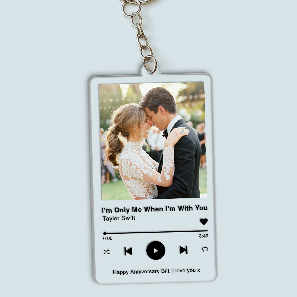 89Customize Song Keychain Personalised Album Keyring Music Personalized Keychain