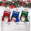 89Customized Cat Lover Personalized Christmas Stocking