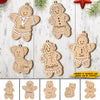89Customized Gingerbread Family Personalized Layered Ornament