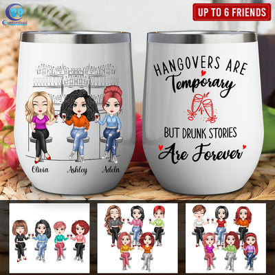 89Customized Soul Sisters Personalized Wine Tumbler