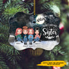 89Customized There Is No Greater Gift Than Sisters Personalized Ornament