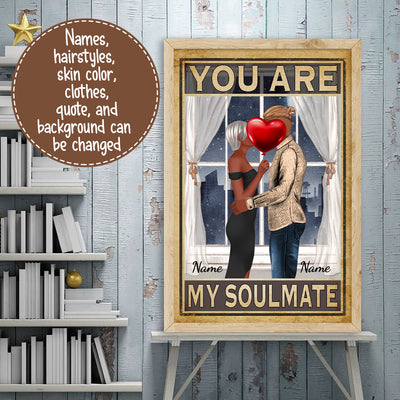 Valentine Couple Personalized Poster