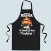 89Customized The Grill Master Personalized Apron